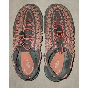 Keen 1014756 Uneek 8mm Camo Fusion Coral Women's Sandal 7.5